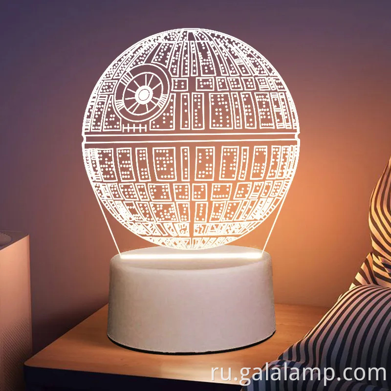 3D выпускной ночной свет - творческая светящаяся акриловая лампа